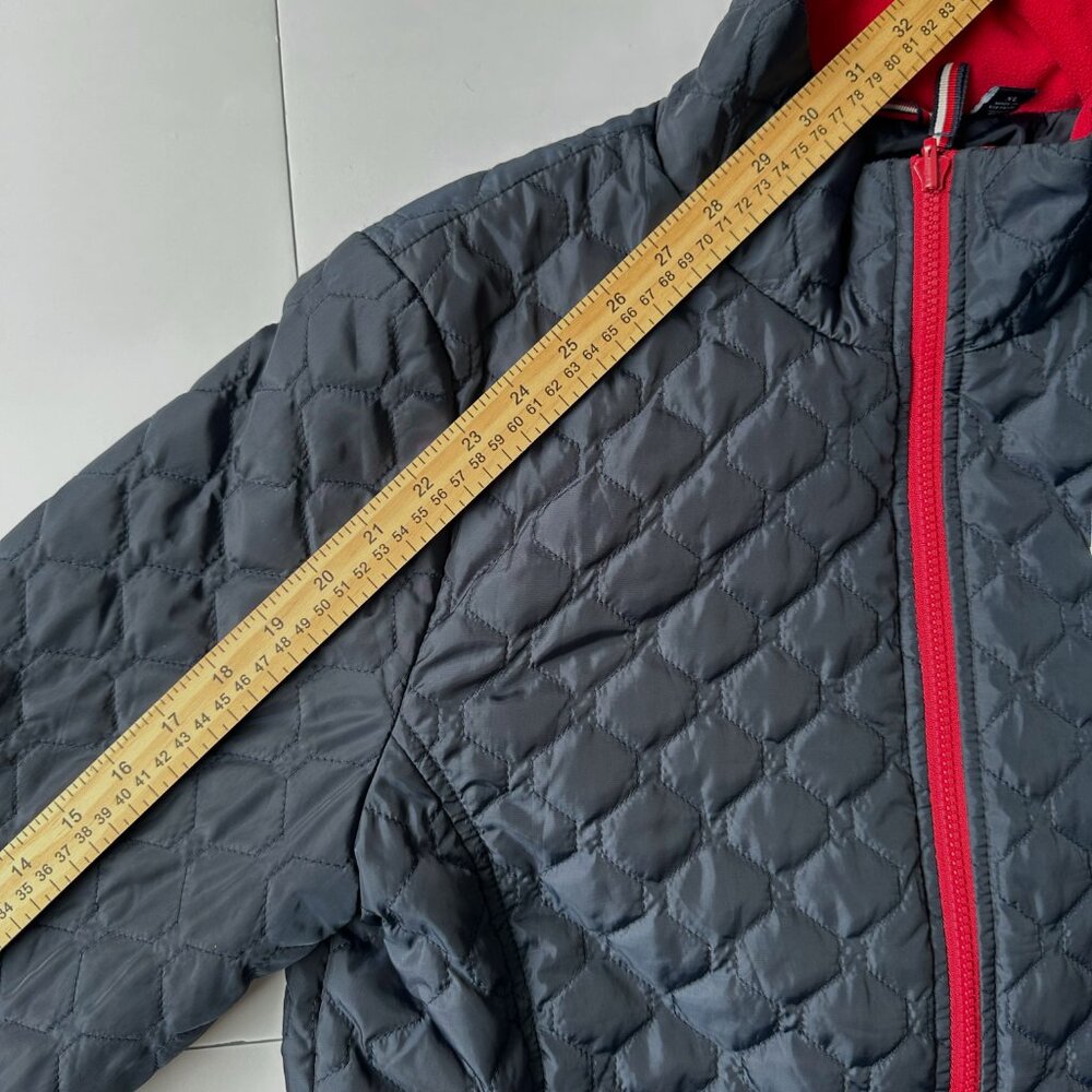 Tommy Hilfiger Jacket Women's Navy Blue Full Zip Diamond Quilted, size XL - Picture 6 of 16